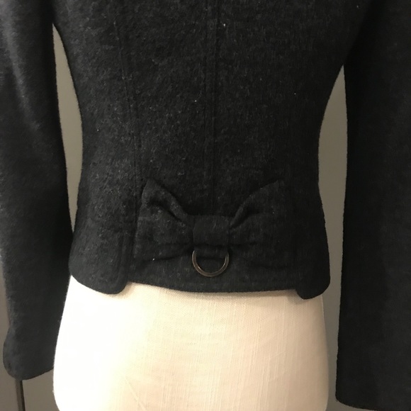 MING YUE High Neck Black Skinny Jacket - Picture 11 of 11